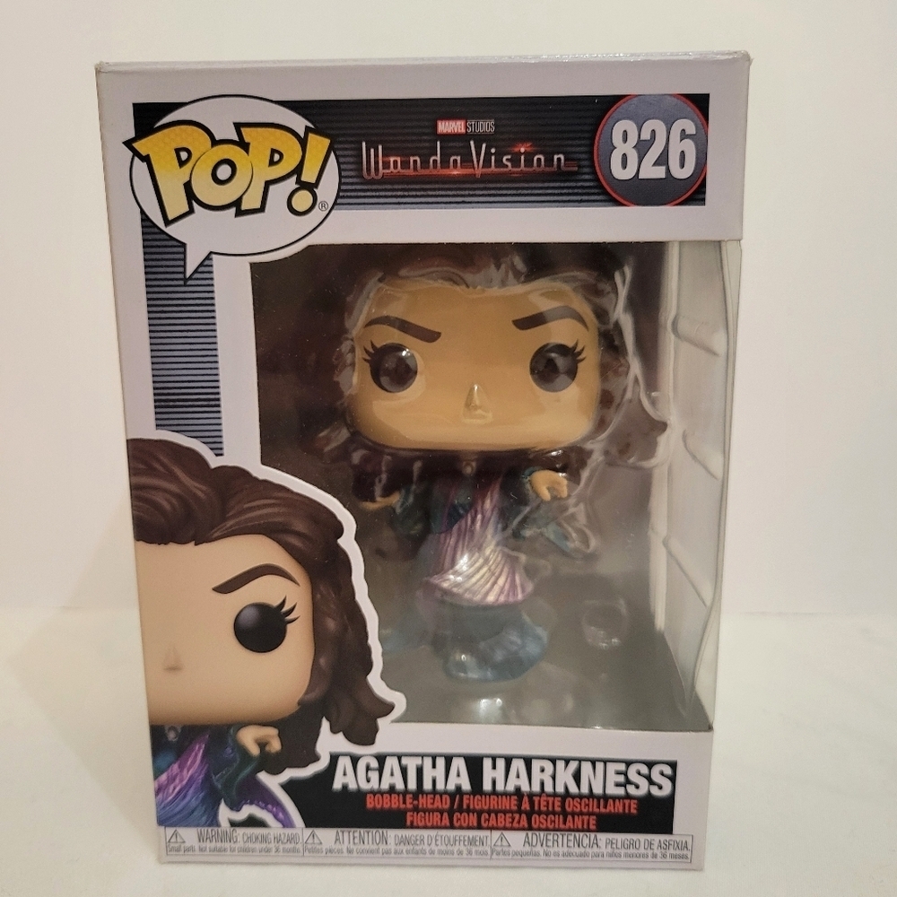 Funko Pop‎ Marvel Agatha Harkness Wanda Vision #826 Bobblehead New Opened Box